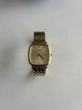 Rotary Gold Plated MENS/Gents Vintage Watch  GS02402-03 NEEDS BATTERY