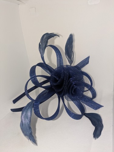 Brand new navy - navy, fascinator