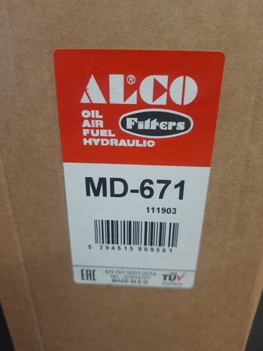 Alco 671 oil filter fits - alco,