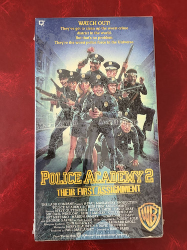 Vhs police academy sealed - police,