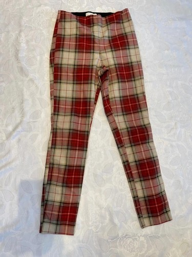Tartan leggings skinny - h&m, leggings/