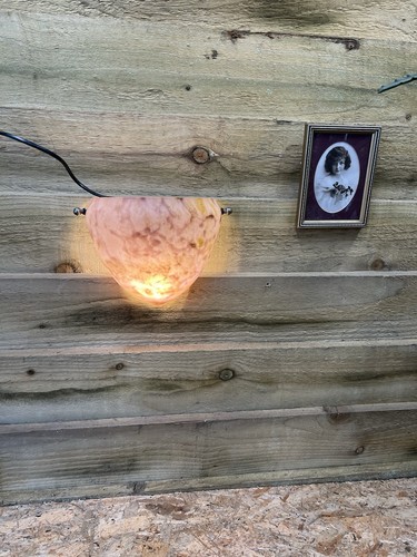 Antique art deco wall light - art,