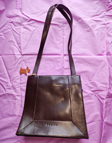 Radley brown leather shoulder - brown,