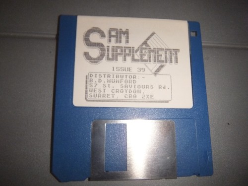 Sam supplement disk magazine - sam,