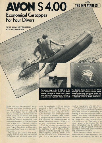 1984 avon 00 - 4.00, inflatable