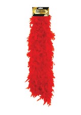 SHOW GIRL FEATHER FAN BOA 150CM RED WHITE BLACK BURLESQUE HEN PARTY FANCY DRESS