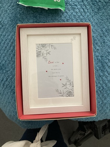 Love poem boxed and framed - is,
