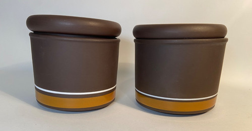 Pair hornsea pottery - hornsea,