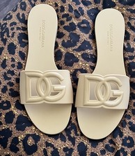 Beige Dolce & Gabbana Slides