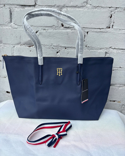 Tommy hilfiger navy faux - tommy,