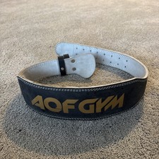 AQF Leather Black/Gold Power