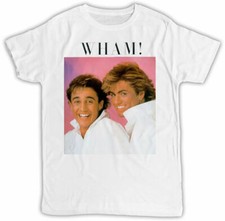 WHAM T-SHIRT GEORGE MICHAEL POSTER IDEAL GIFT BIRTHDAY PRESENT COOL RETRO 