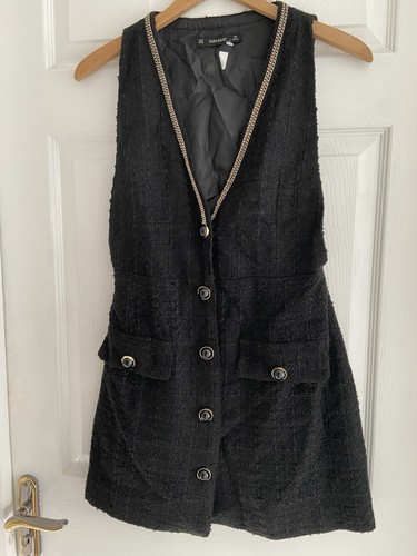 Nwot zara black tweed - nwot,