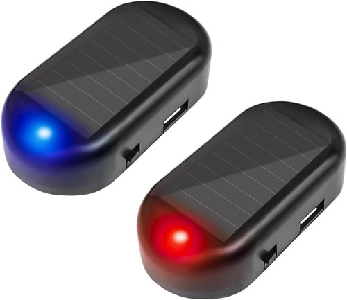 2pcs solar power fake - 2pcs, car
