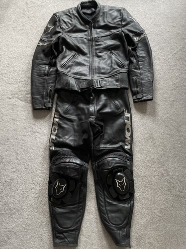 Wolf leather motorcycle suit - wolf,