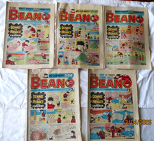 THE BEANO COMICS x 5 DENNIS