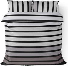 Soho Black Stripe Duvet Cover