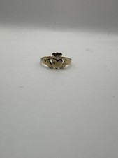 9ct Gold Claddagh Ring 1.49 grams  