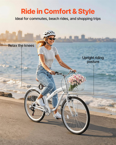 Women 7 speed beach - 7,