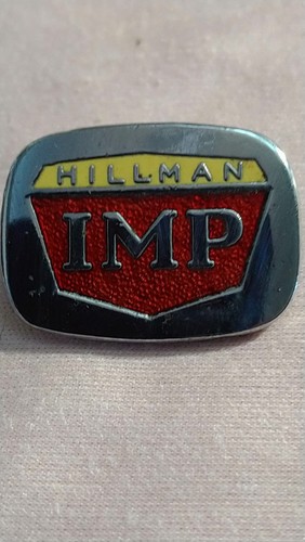 Vintage hillman imp enamel - vintage,