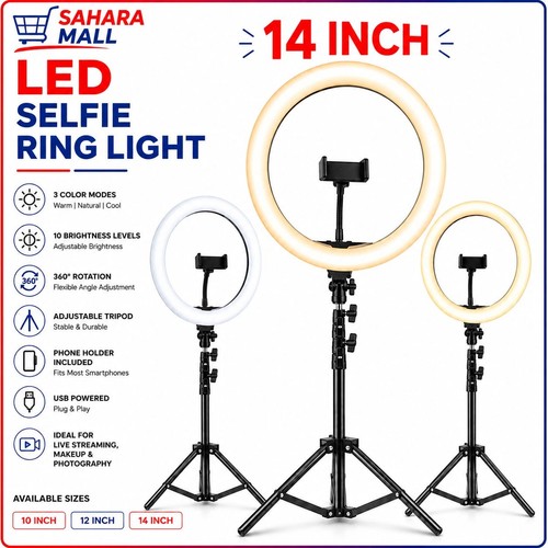 Inch led selfie ring light - inch,