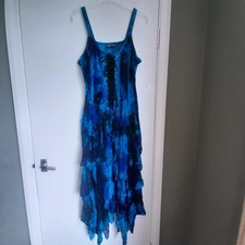 Ladies Dress  JORDASH. Summer or Party. Size M/L  Mixed  Turquoise  Blue Black. 