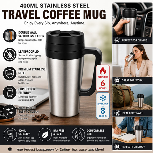 400ml stainless steel - 400ml,