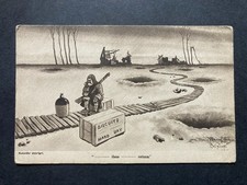 Vintage WW1 Bruce Bairnsfather Comic Postcard O19