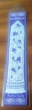 Victorian Repro BUTTERFLY ? Fabric Bookmark VGC! C19