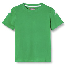 Kappa Mens Shoulder Logo T-Shirt / Green White / RRP £20