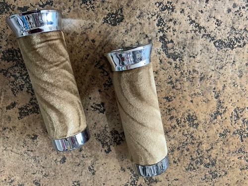 Custom bicycle grips beige - grips,