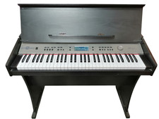 Gear4Music ARK 818 Keyboard 61 Key Piano with Wooden Stand and Built in Speakers