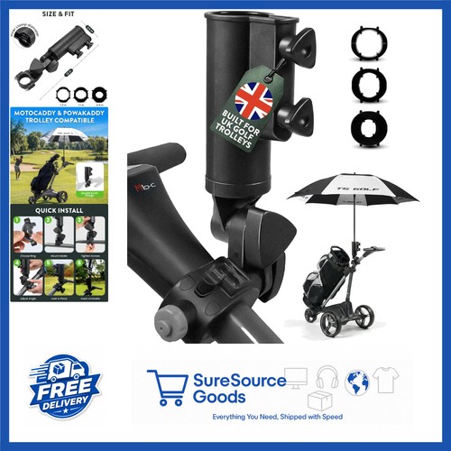 Golf trolley umbrella - trolley, holder