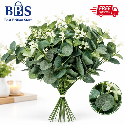 10pc artificial eucalyptus - artificial,