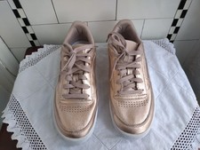 Womens Reebok Club C 85 Trainers UK 4 - Metallic Rose gold - VGUC - Retro Style