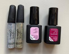 SensatioNail Nails Kit Bundle Set Colour Gel Nail Polish Baby Pink Raspberry