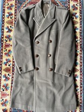 BRITISH ARMY OFFICERS ' Great Coat’  by Gieves,  Crombie cloth, size 40/42L