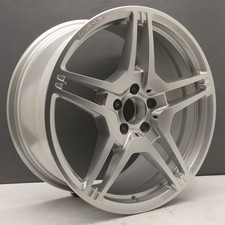 MERCEDES E63 AMG SILVER 19" ALLOY WHEEL RIM W212 9.5 REAR A2124012802 GENUINE X1