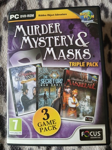 Murder mystery masks - mystery, triple