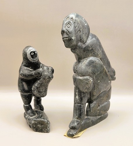 Two inuit stone - two,