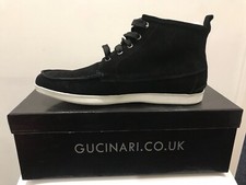 Gucinari Black Suede Italian
