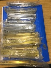 CHOOSE ~ SMALL - LARGE ~ SLIDE BOLT Bathroom Toilet Shed Door Lock/Catch/Latch