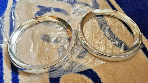 Pair new aluminium headlamp - aluminium,