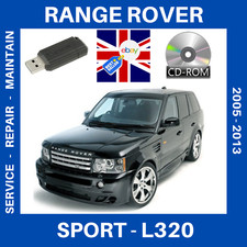 Range Rover Sport L320 Workshop Service Repair Manual 2005 to 2013 On DVD or USB