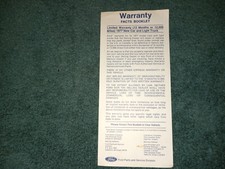 1977 FORD CAR & TRUCK OWNER'S