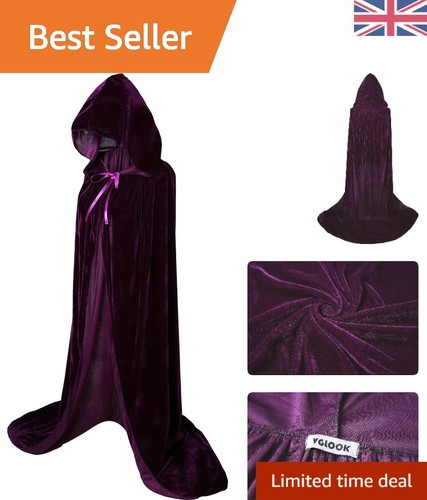 Full length hooded velvet - full,