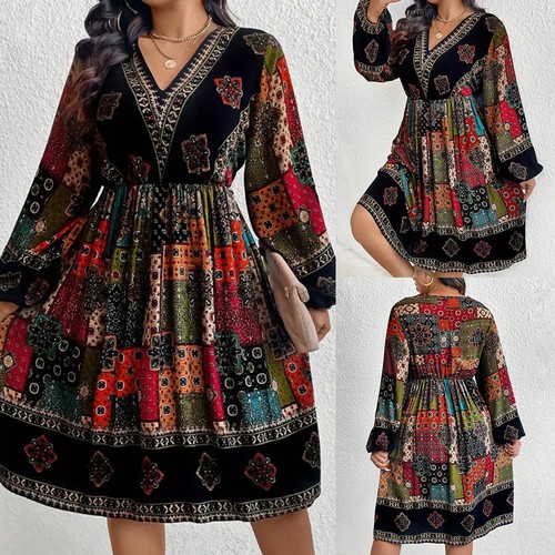 Plus size women boho - women, floral