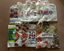 10x Mixed Shopping Bags For