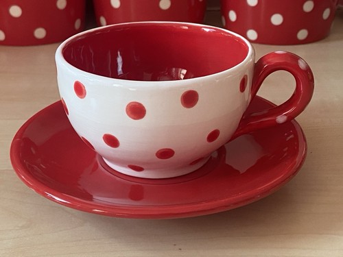 Vintage polka dot red - vintage,