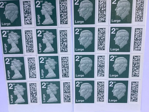 25x 2nd class large unfranked - 25x,